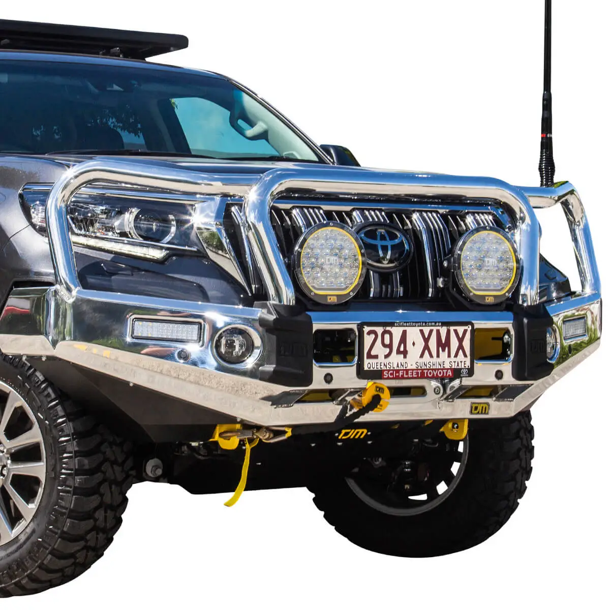 TJM SIGNATURE BULL BAR POLISHED ALLOY