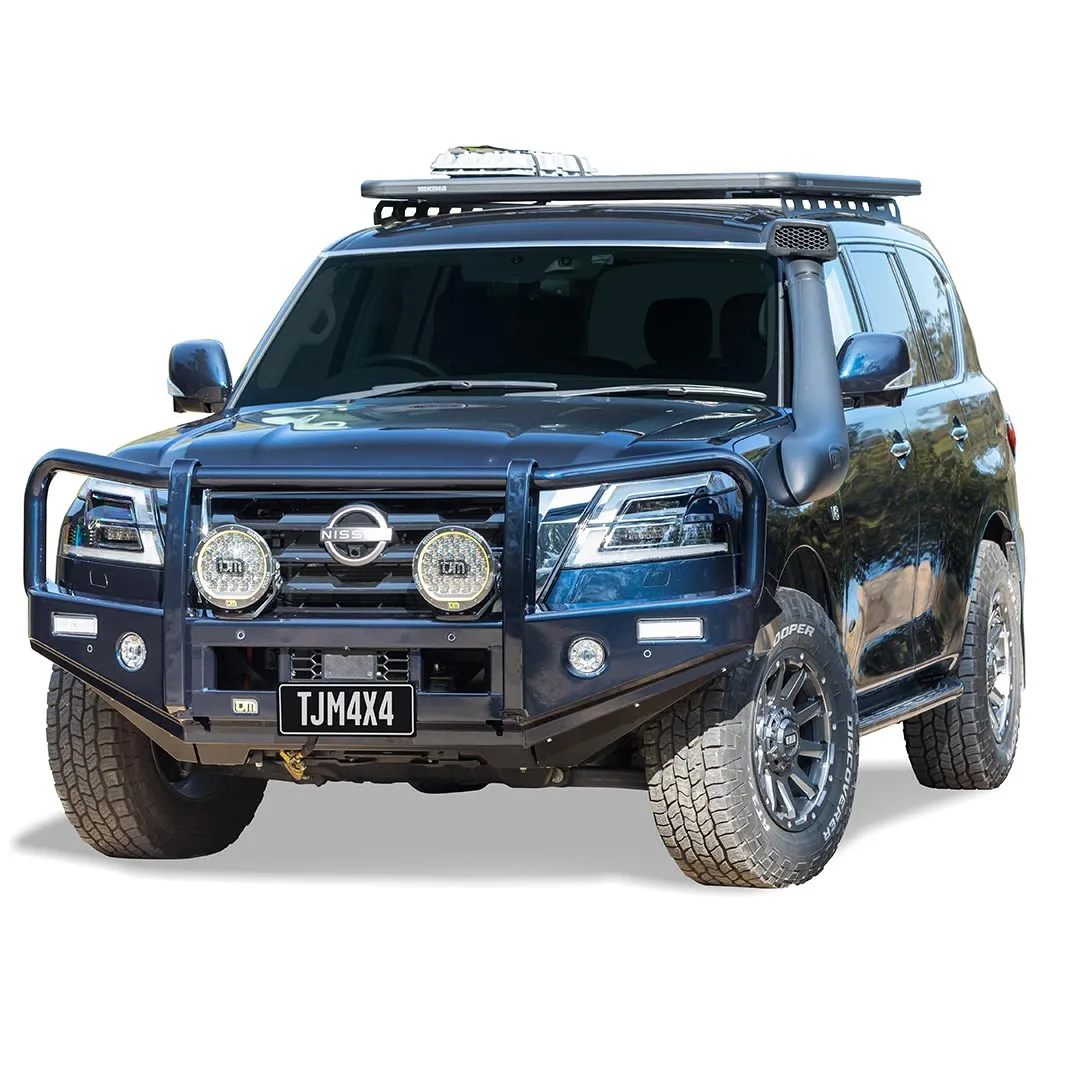 TJM OUTBACK BULL BAR BLACK STEEL