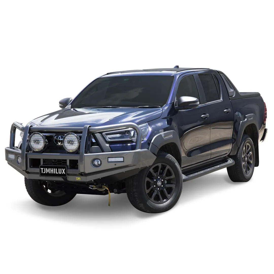 TJM OUTBACK BULL BAR BLACK STEEL