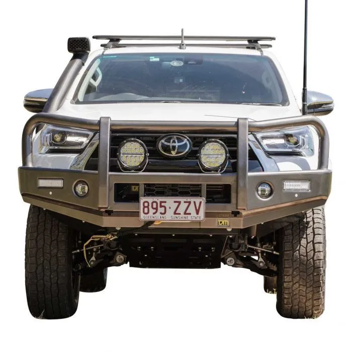 TJM OUTBACK BULL BAR BLACK STEEL