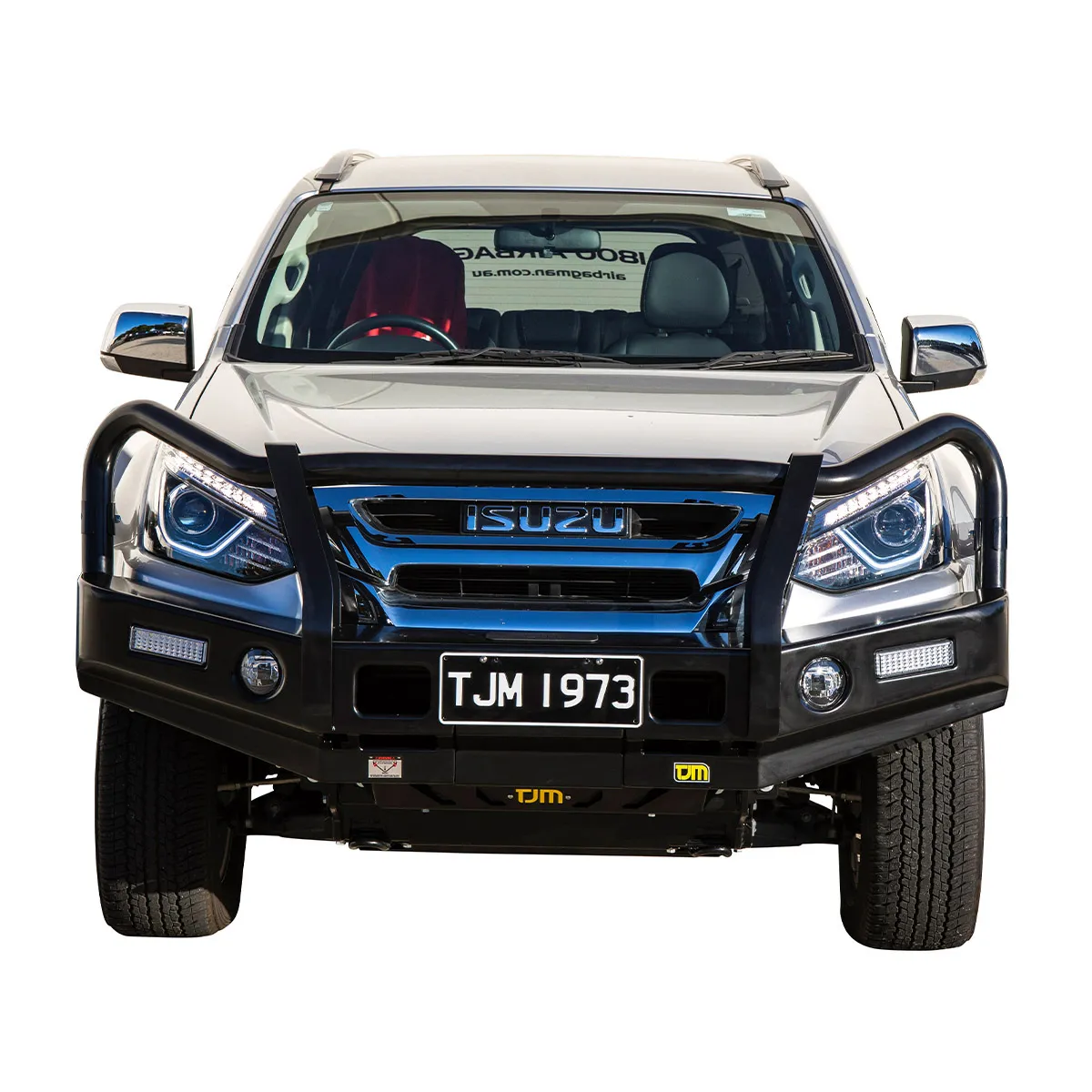 TJM OUTBACK BULL BAR BLACK STEEL