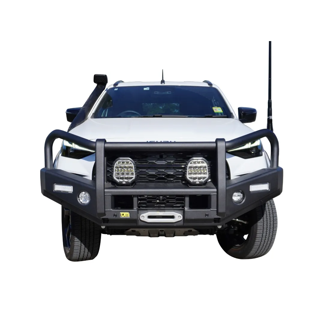 TJM OUTBACK BULL BAR BLACK STEEL