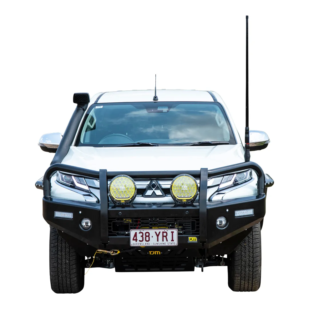 TJM OUTBACK BULL BAR BLACK STEEL