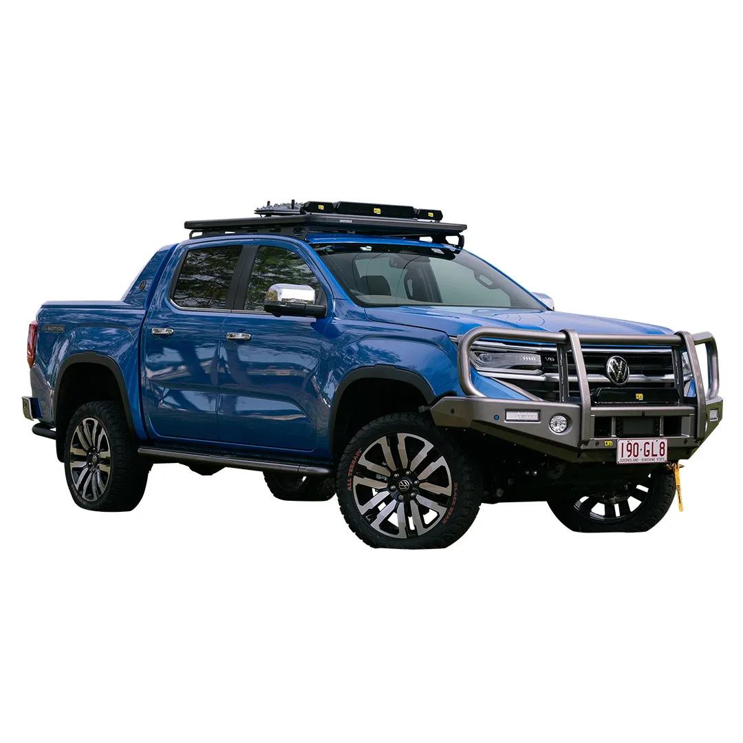 TJM OUTBACK BULL BAR BLACK STEEL