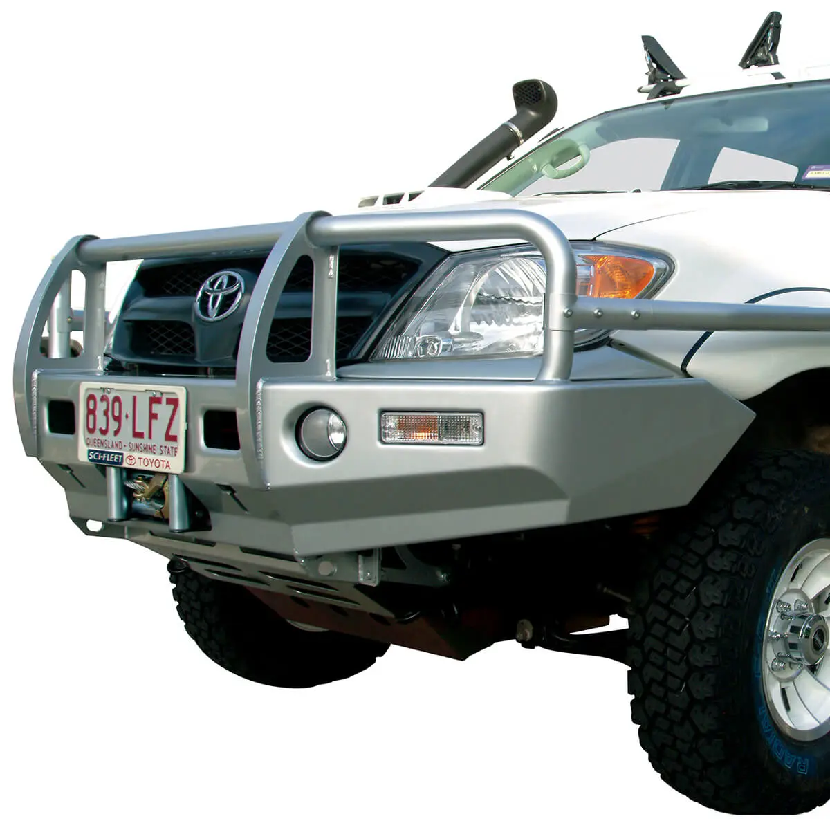 TJM OUTBACK BULL BAR BLACK STEEL
