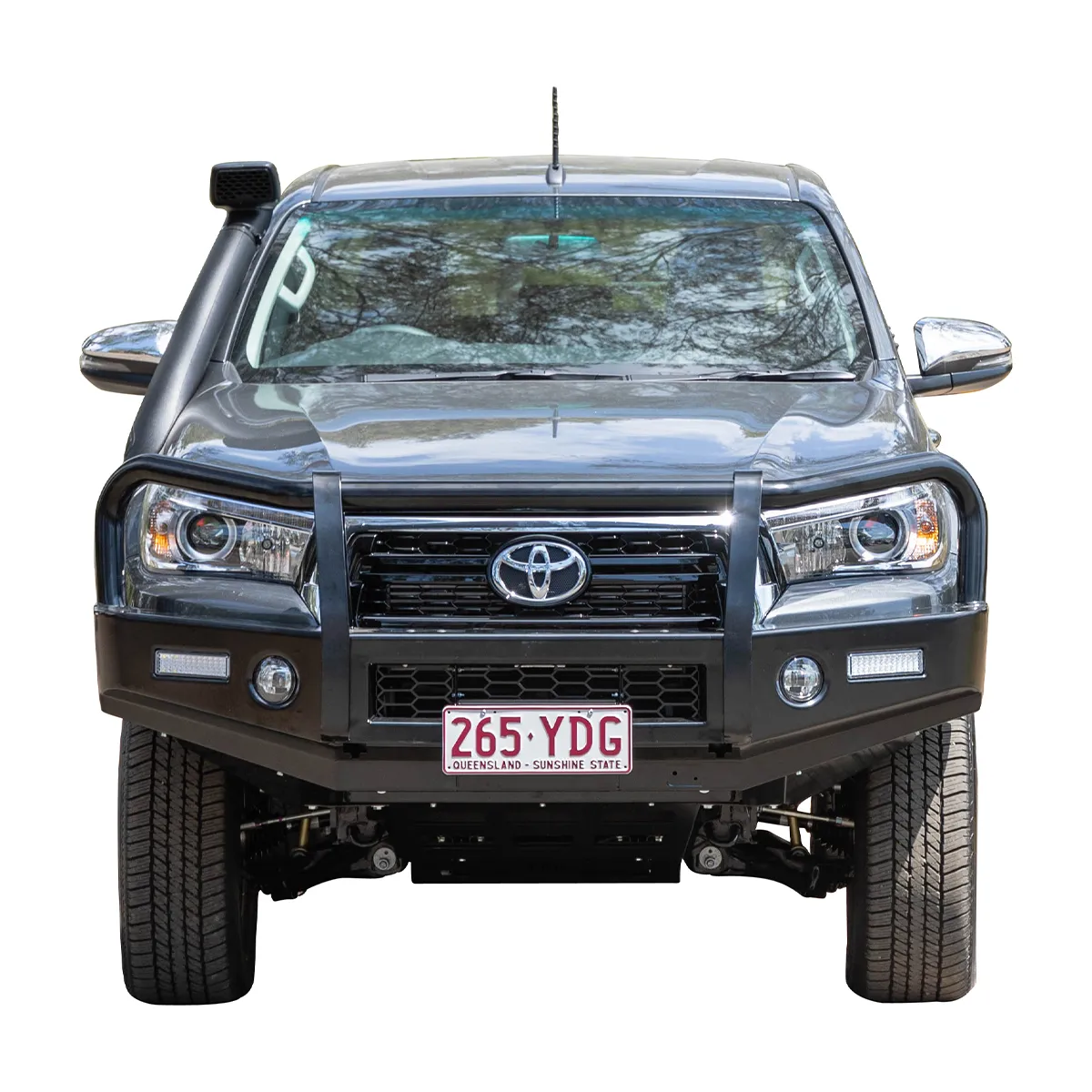 TJM OUTBACK BULL BAR BLACK STEEL