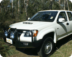 TJM TRADESMAN BULL BAR BLACK STEEL