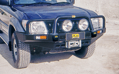 TJM BULL BAR T15 BLACK STEEL