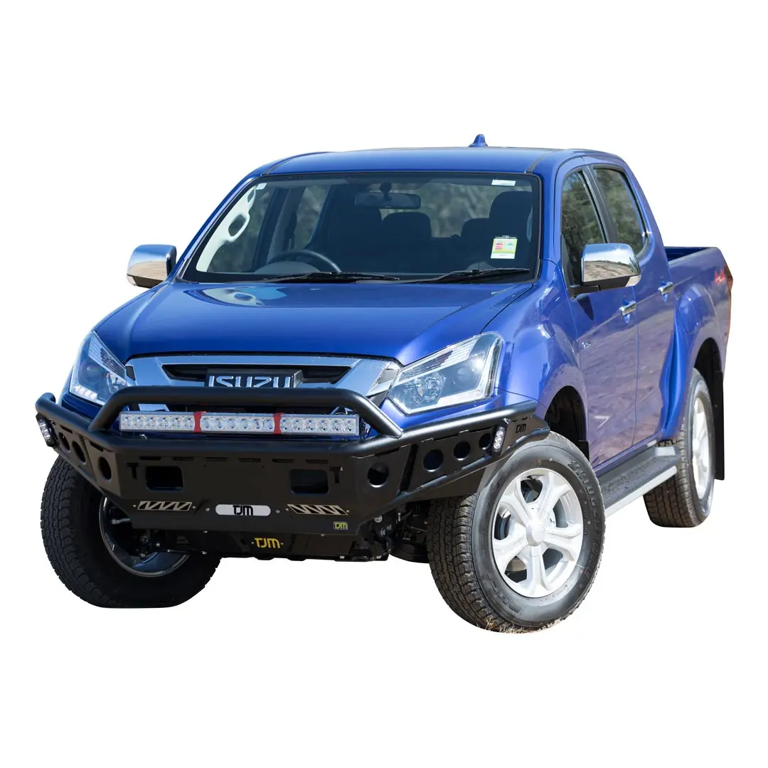 TJM CHASER BULL BAR BLACK STEEL