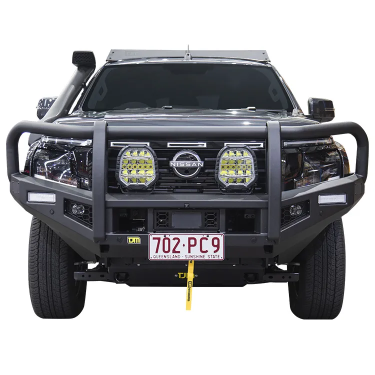 TJM OUTBACK BULL BAR BLACK STEEL