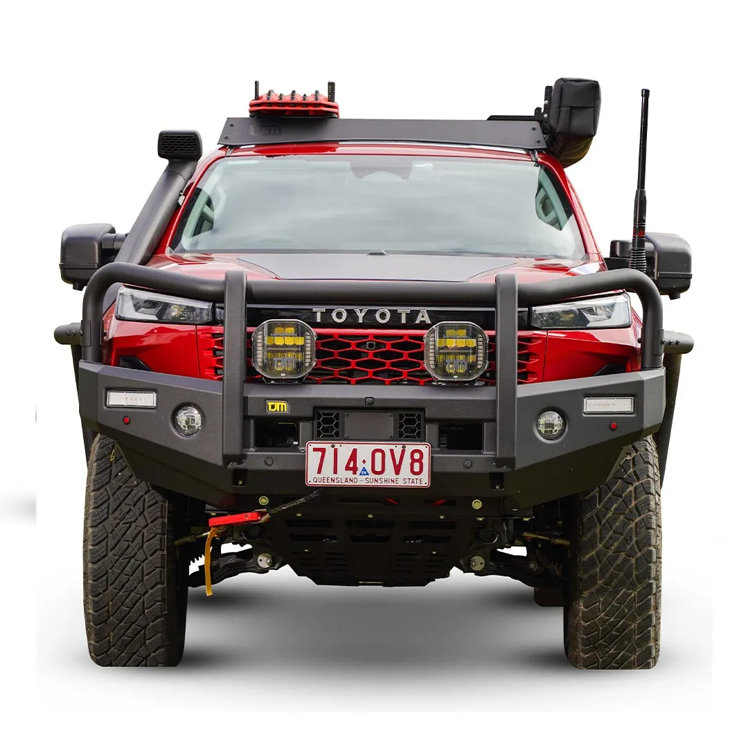 TJM OUTBACK BULL BAR BLACK STEEL