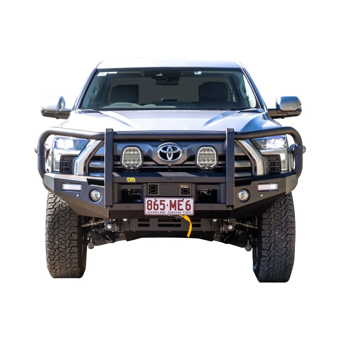 TJM OUTBACK BULL BAR BLACK STEEL