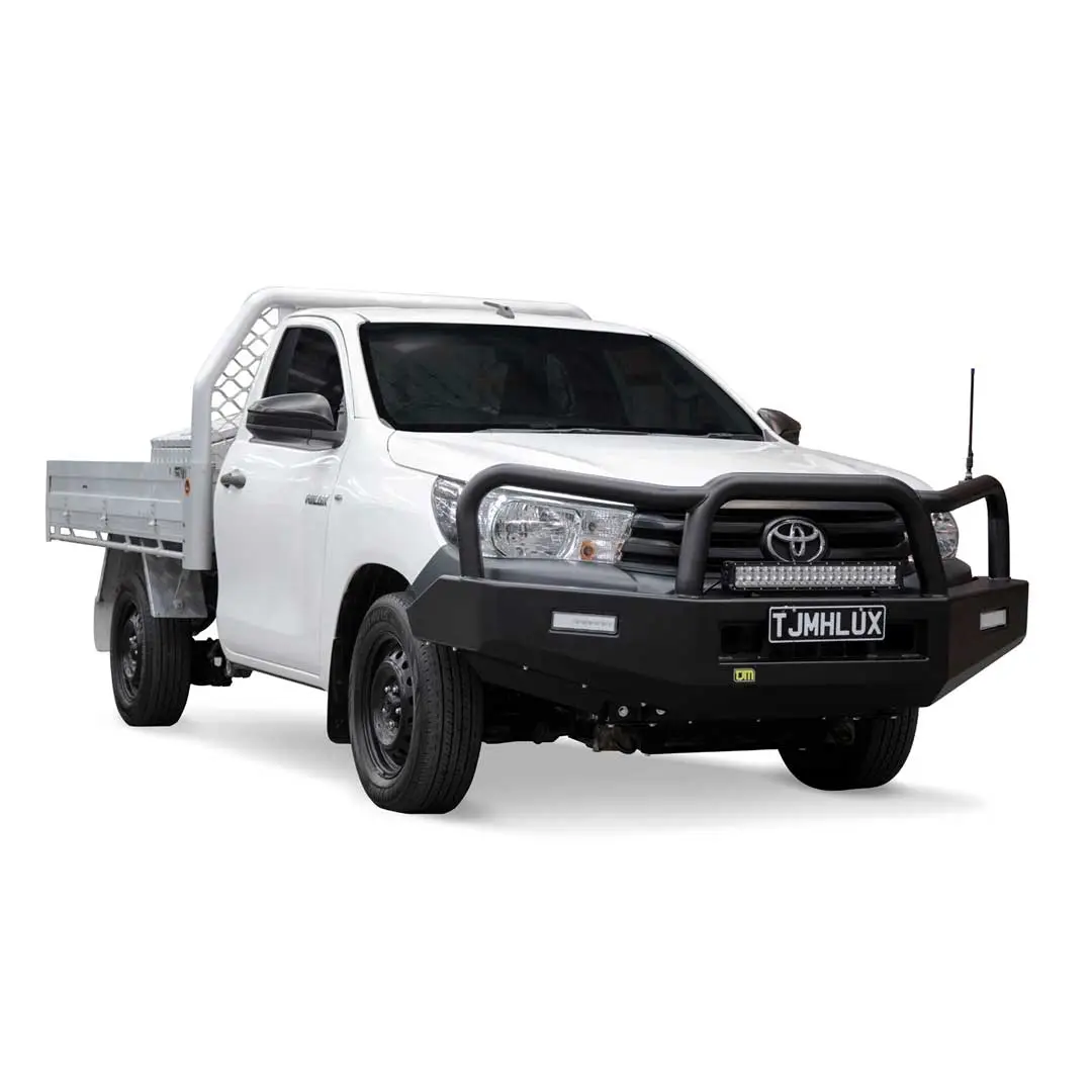 TJM TRADESMAN BULL BAR BLACK STEEL