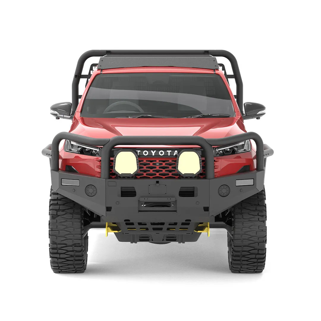 TJM TRADESMAN BULL BAR BLACK STEEL