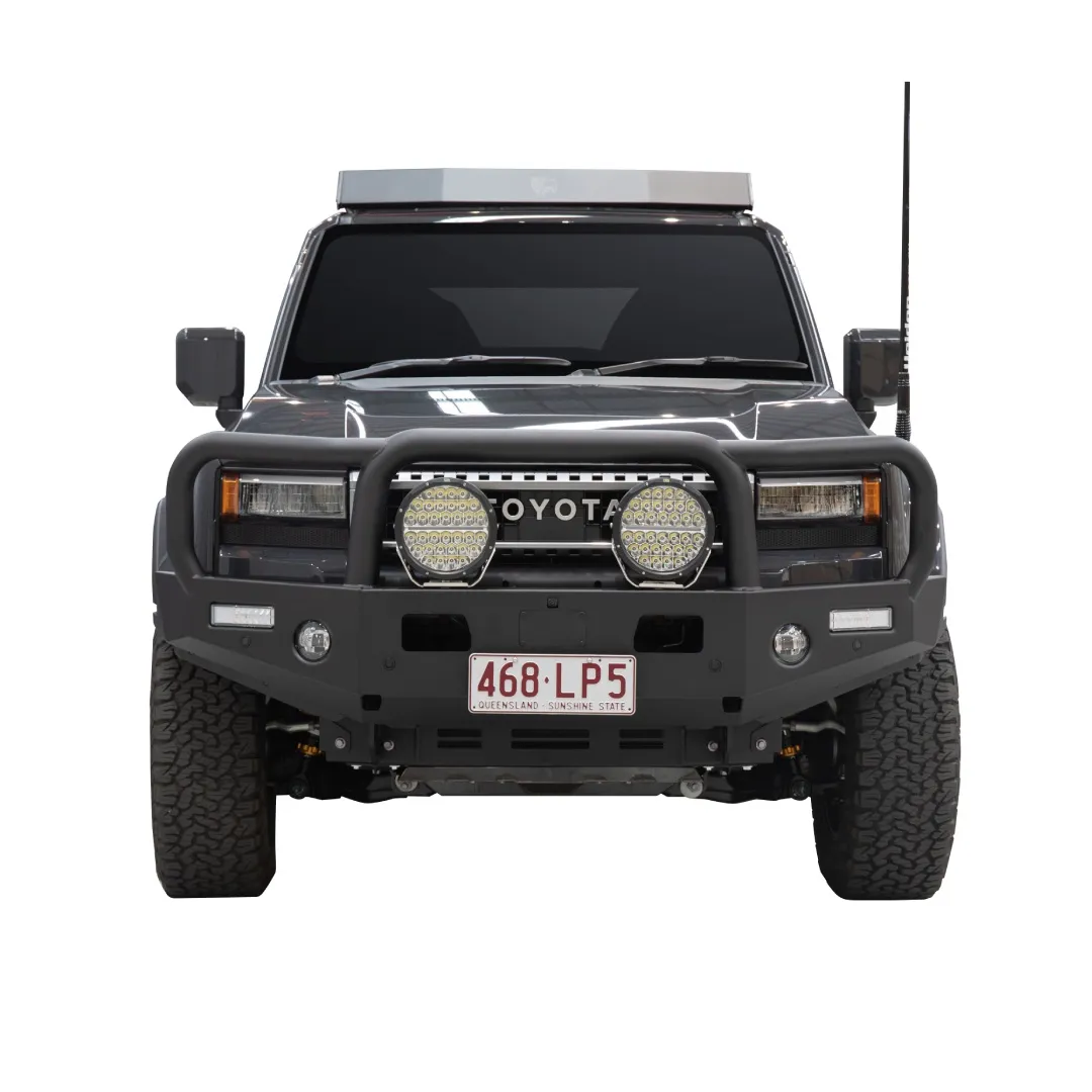 TJM TRADESMAN BULL BAR BLACK STEEL