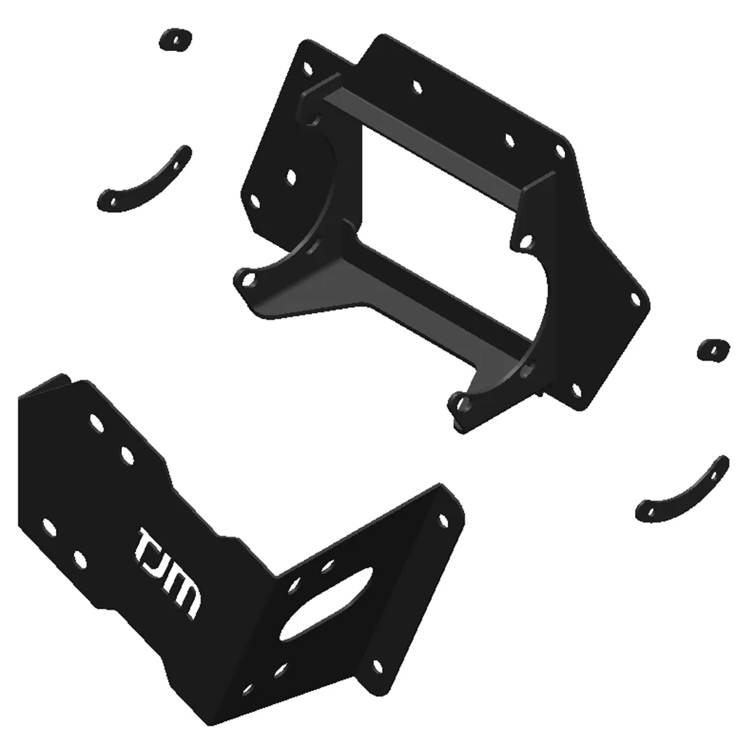TJM AIR COMPRESSOR BRACKET BLACK STEEL