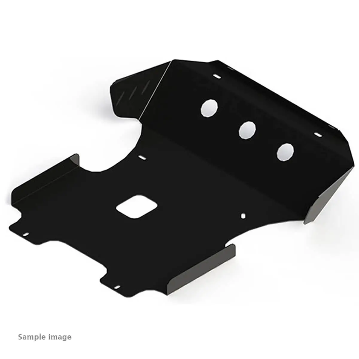 TJM UNDERBODY GUARD FRONT & SUMP STEEL BLACK