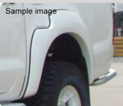 FLARE FRONT DELUXE FIBREGLASS WHITE PAIR