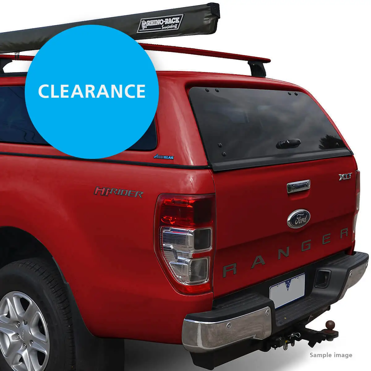 AEROKLAS STYLISH CANOPY EXTRA CAB SUNSET RED FSQ