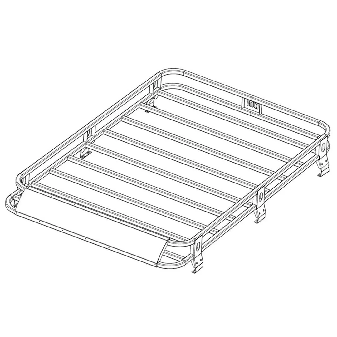 TJM ROOF RACK STEEL BLACK ONYX