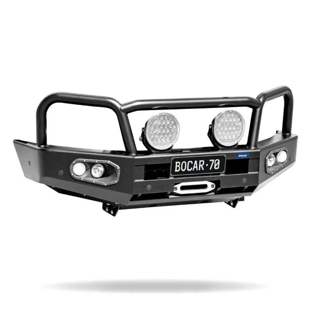 BOCAR STOCKADE BULL BAR BLACK STEEL