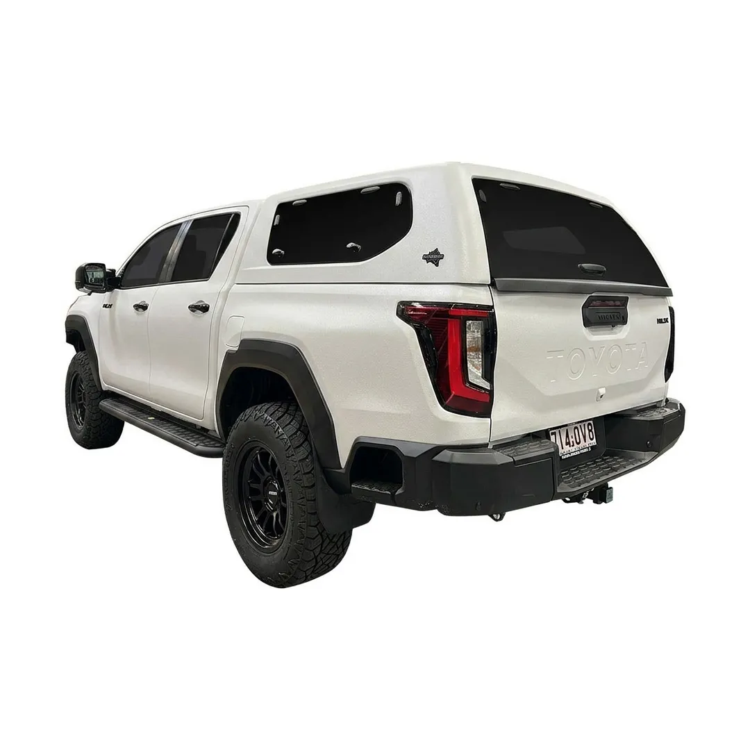 FLEXI ESSENTIAL CANOPY DC HILUX 9TH GEN FROSTED WHITE 089