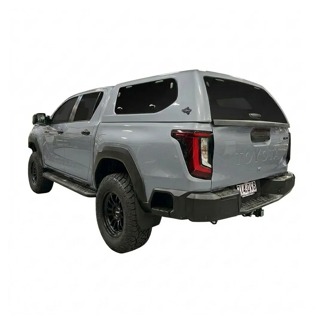 FLEXI ESSENTIAL CANOPY DC HILUX 9TH GEN STUNNING SILVER 1L0