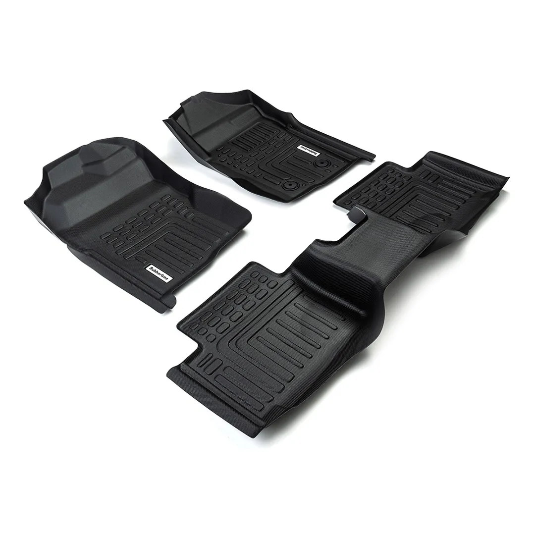 DEEP DISH CAR MATS FOR FORD RANGER NEXT GEN 22+ SUPER CAB XL