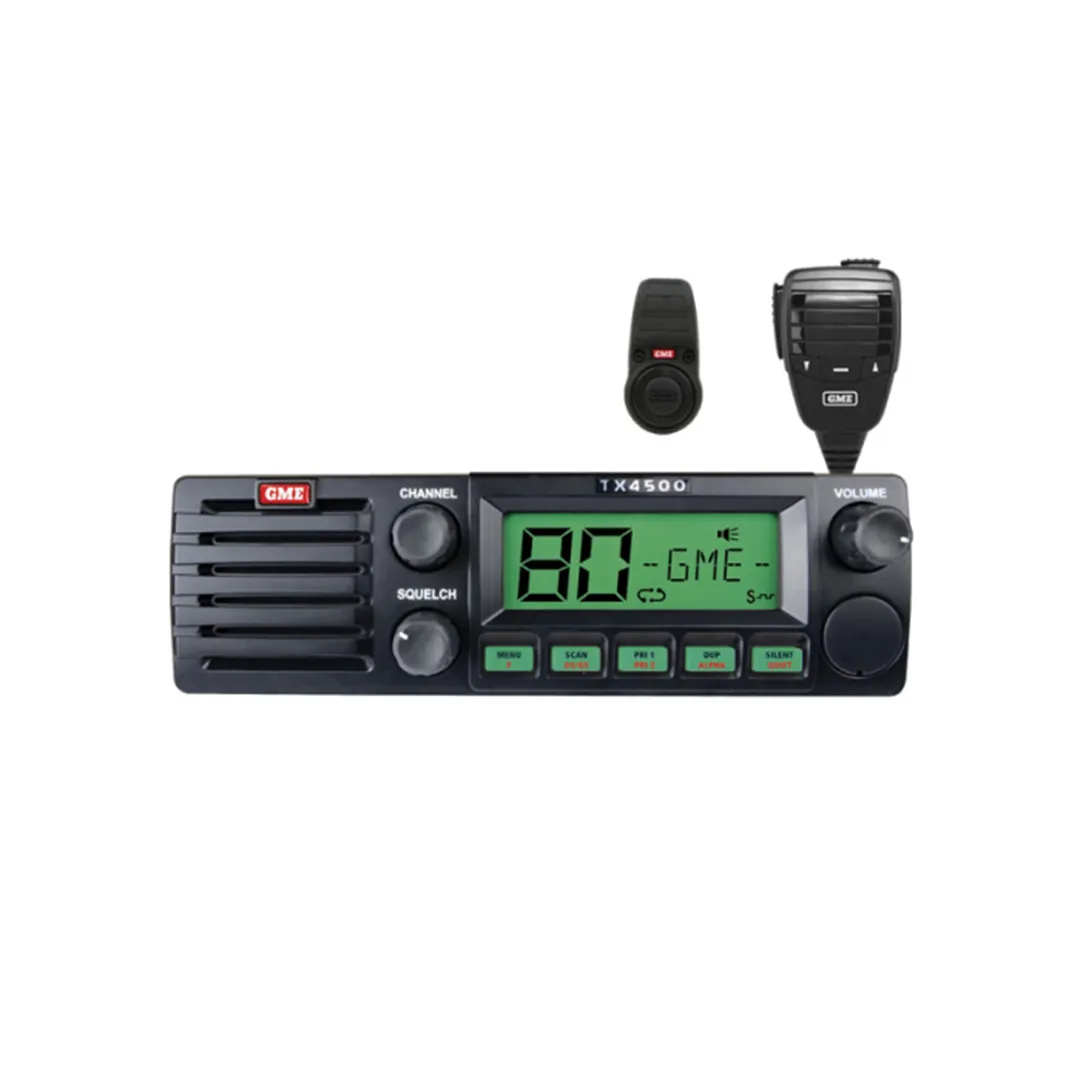 5 WATT DIN MOUNT UHF CB RADIO WITH WIRELESS PTT & SCANSUITE