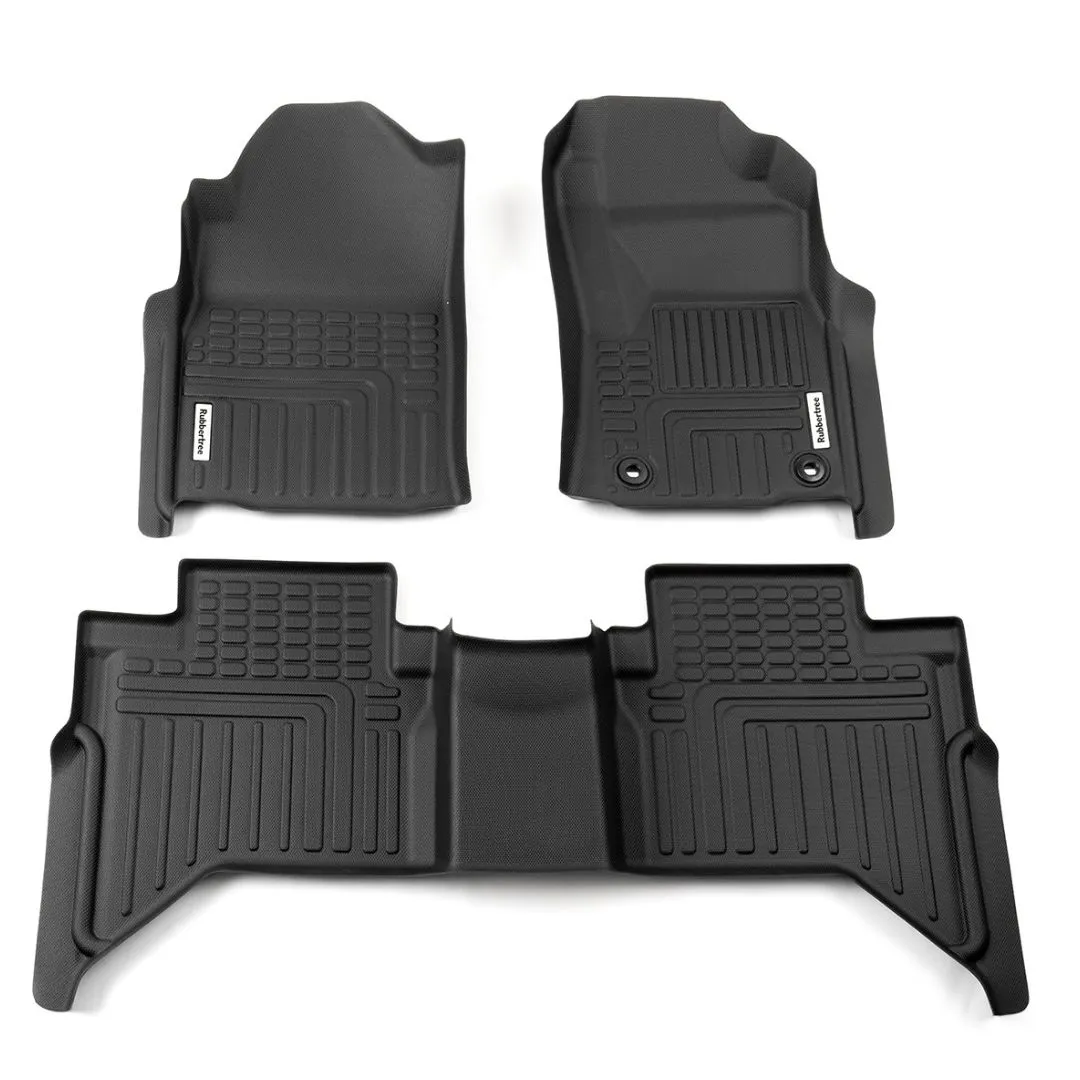 DEEP DISH FLOOR LINER SUIT HILUX DC 8TH GEN MANUAL 2015-2020