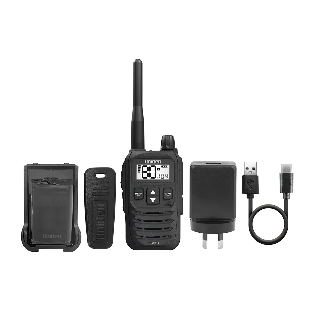UNIDEN 80 CH 2 WATT UHF H/HELD RADIO