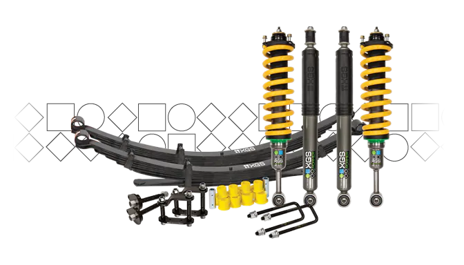 Suspension, Lift Kit, GVM upgrade, UCA, Upper Control Arms, XGS